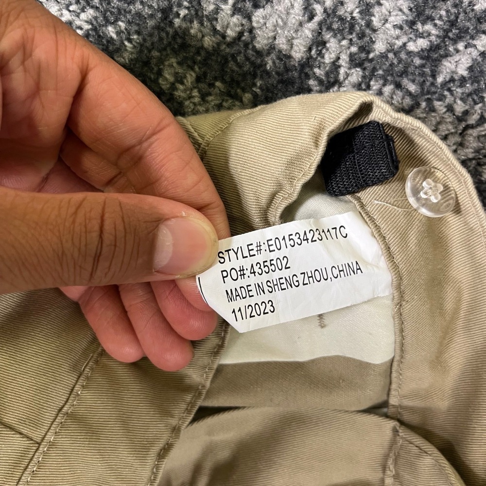 Y2K Empyre Relaxed Fit Cargo Skateboarding Pants Khaki Tan Mens 27 E0153423117C - Picture 10 of 12